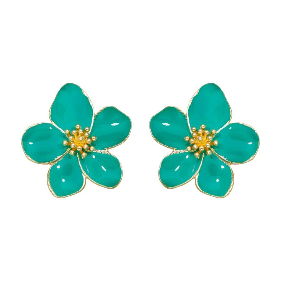 Boucle d'oreille Puce Hibiscus