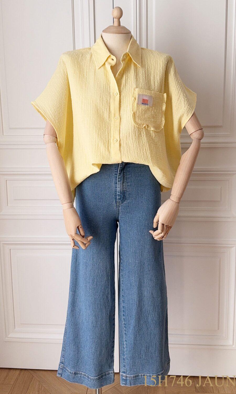 Chemise Vacaciones Jaune
