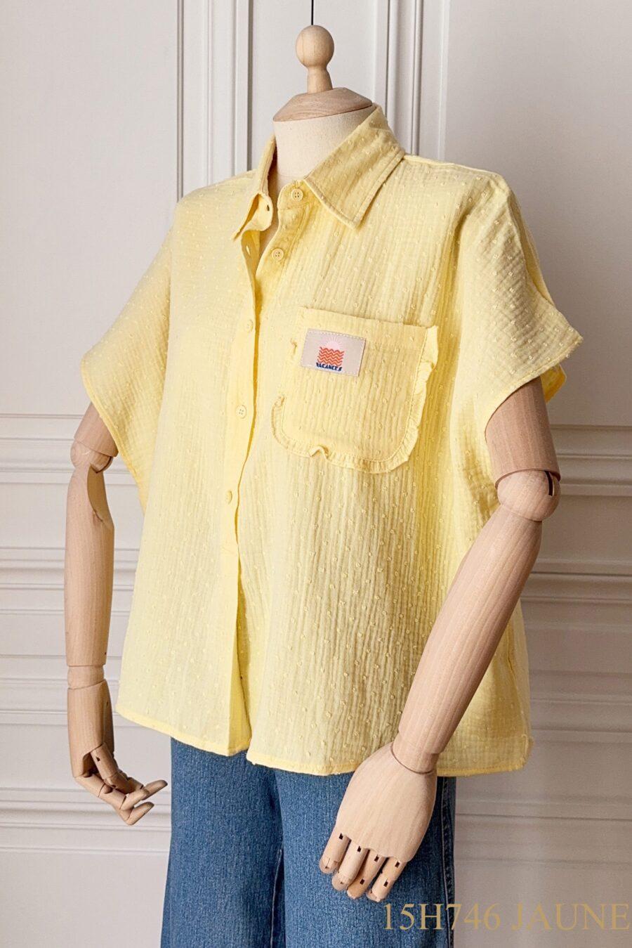 Chemise Vacaciones Jaune